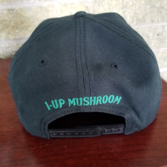 Super Mario Green and Black Mushroom Cap/Hat - Picture 4 of 5